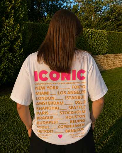 T-shirt Iconic blanc