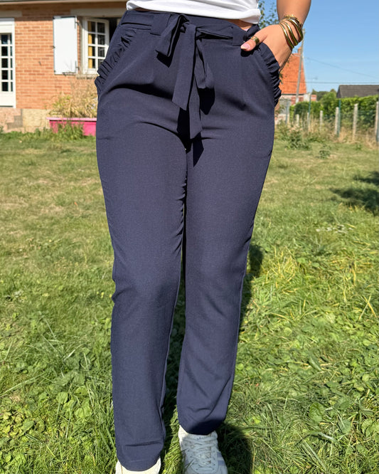 Pantalon marine Joéva