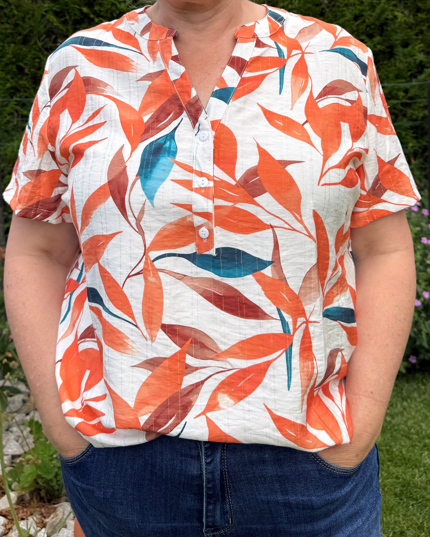Blouse orange