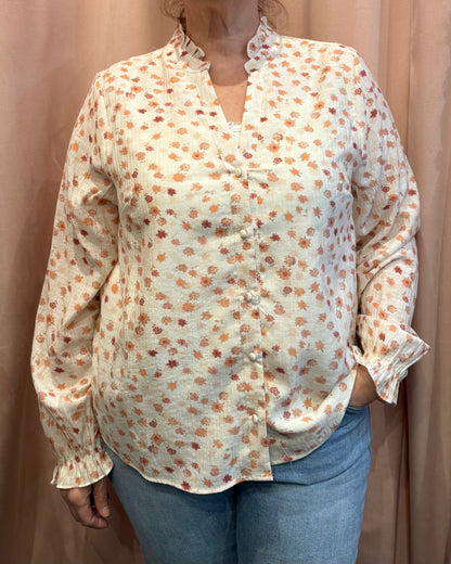 Chemise fleurs
