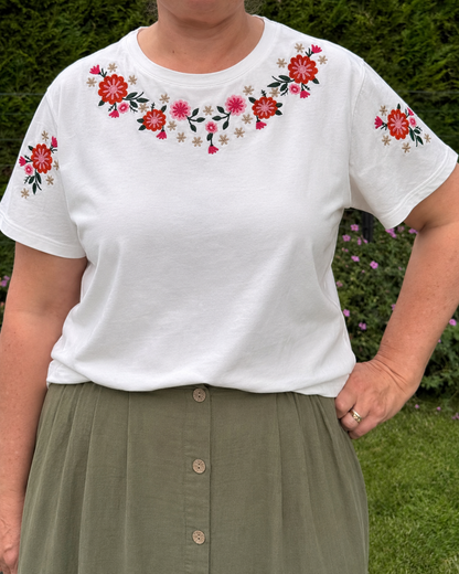 T-shirt brodé