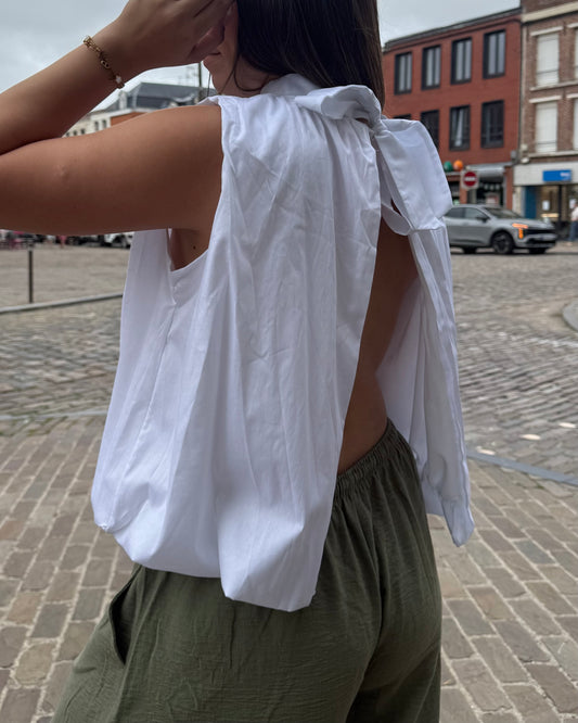 Haut Daphné blanc