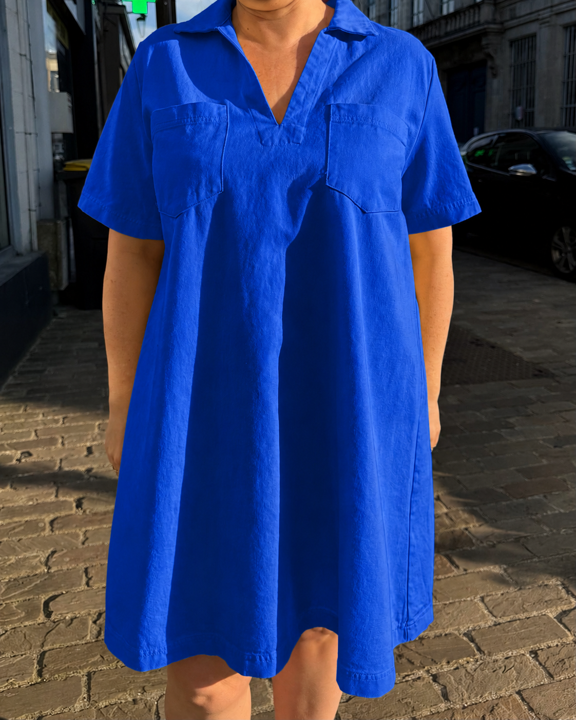 Robe jean bleu