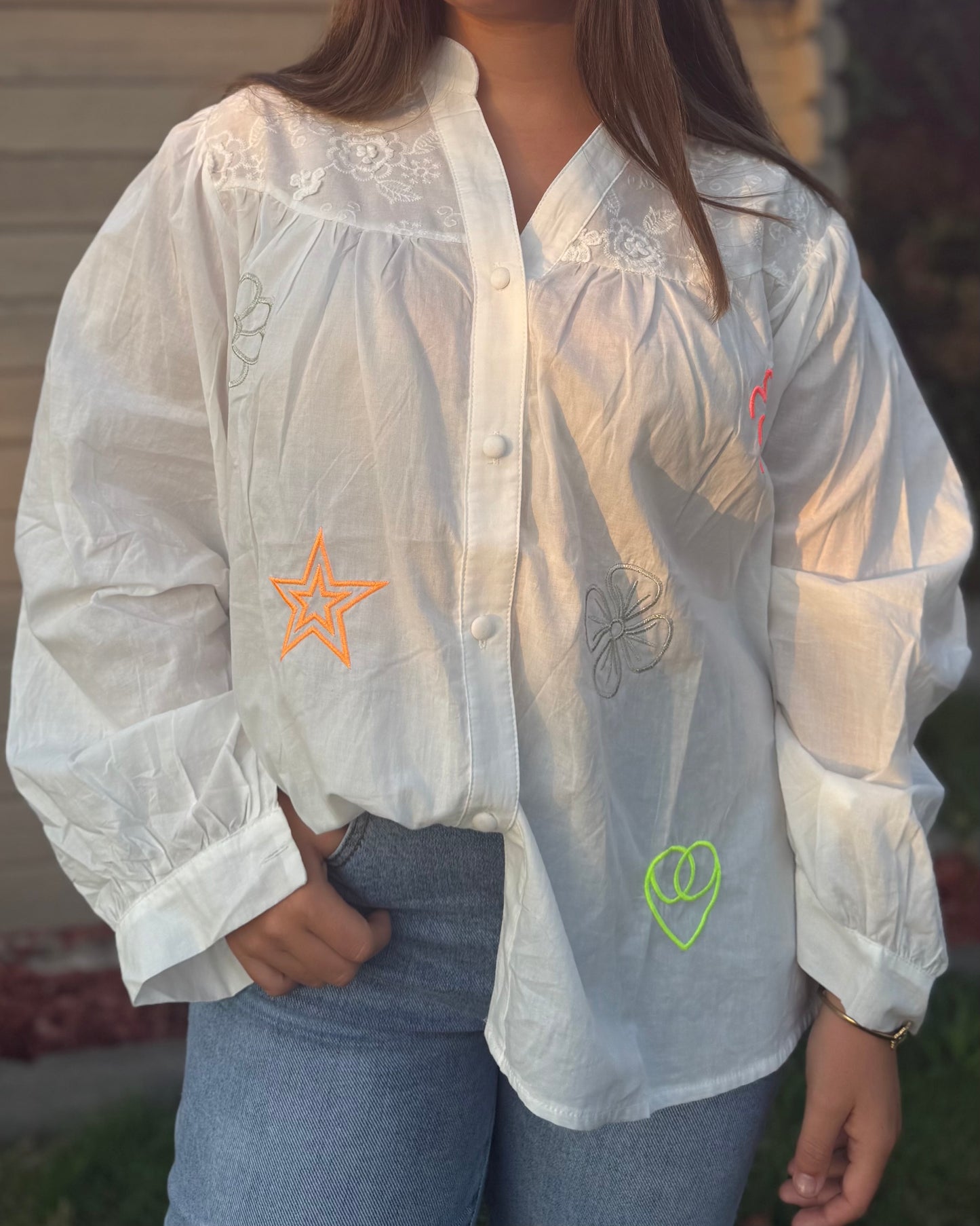 Chemise brodé Kelly