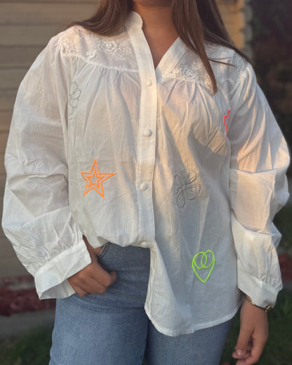 Chemise brodé Kelly