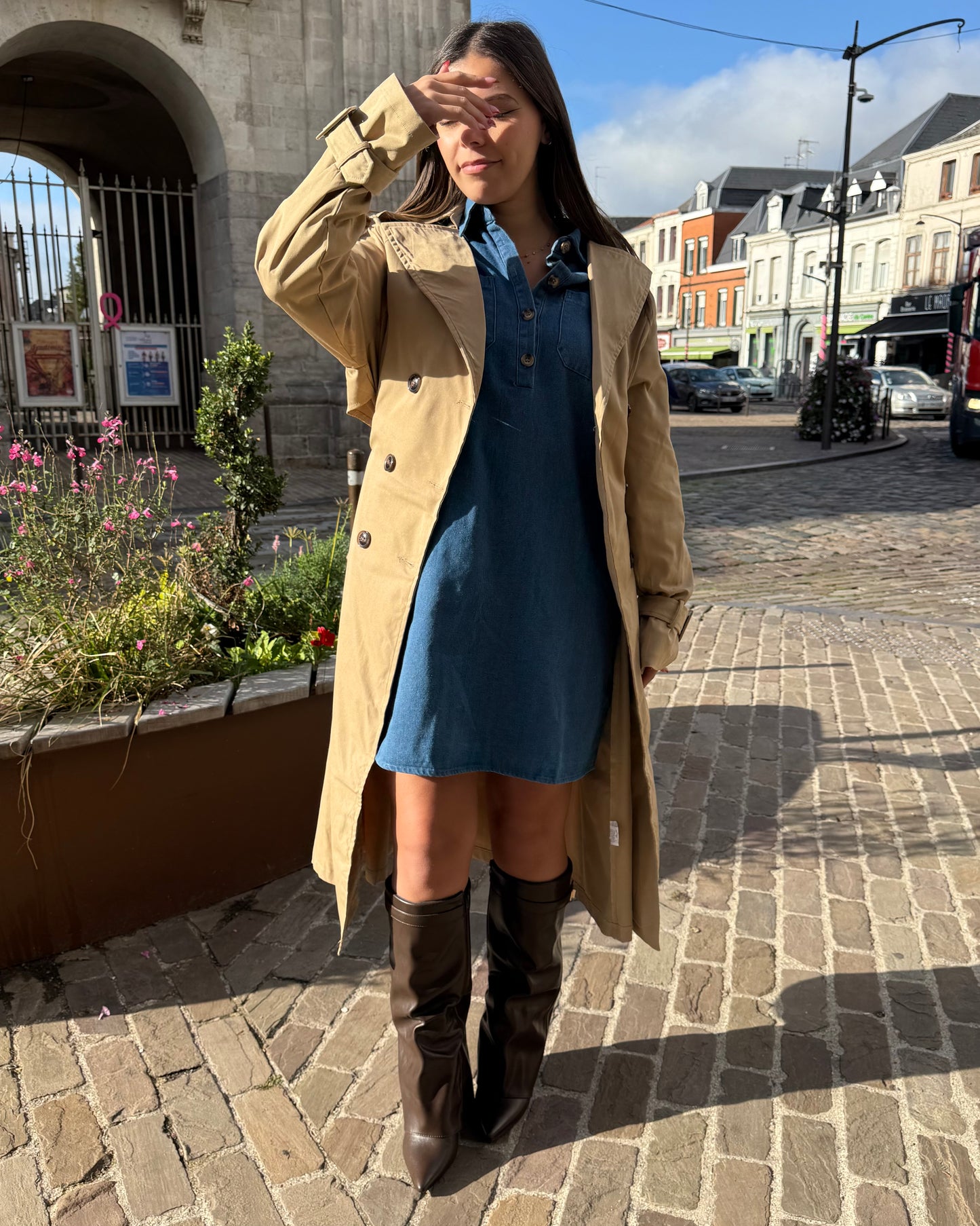 Trench long Ava