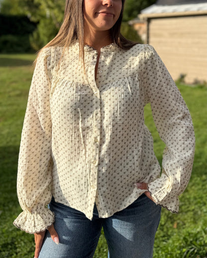 Chemise Laura marron 🤎