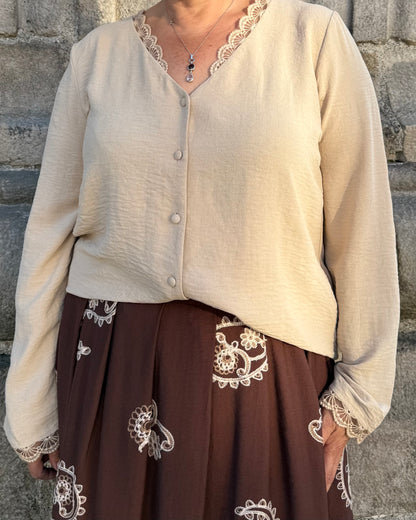 Chemise Laïa beige