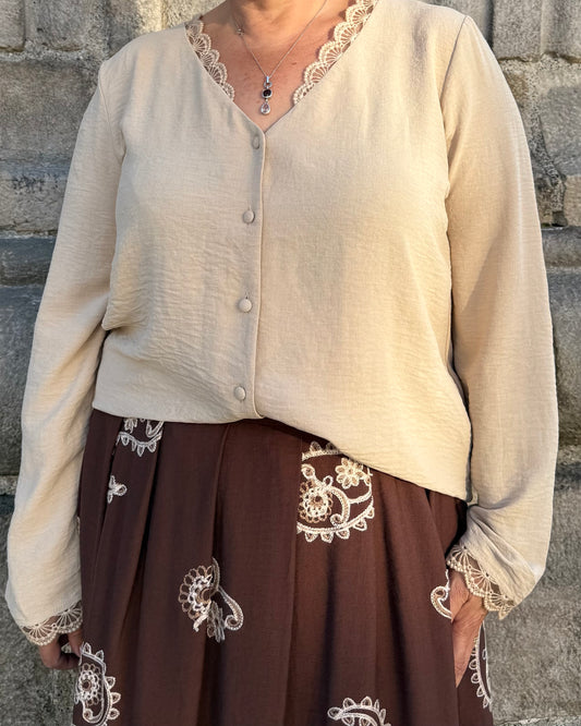 Chemise Laïa beige