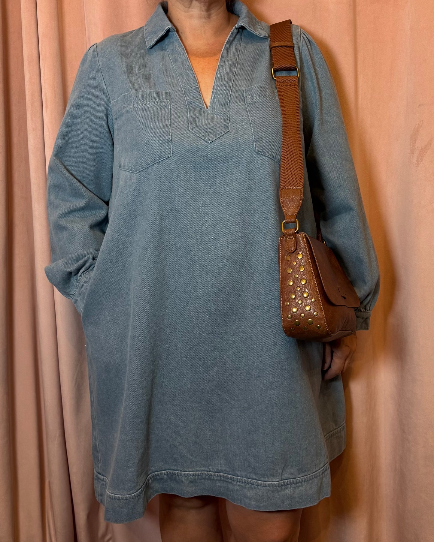 Robe jean babydoll Lya