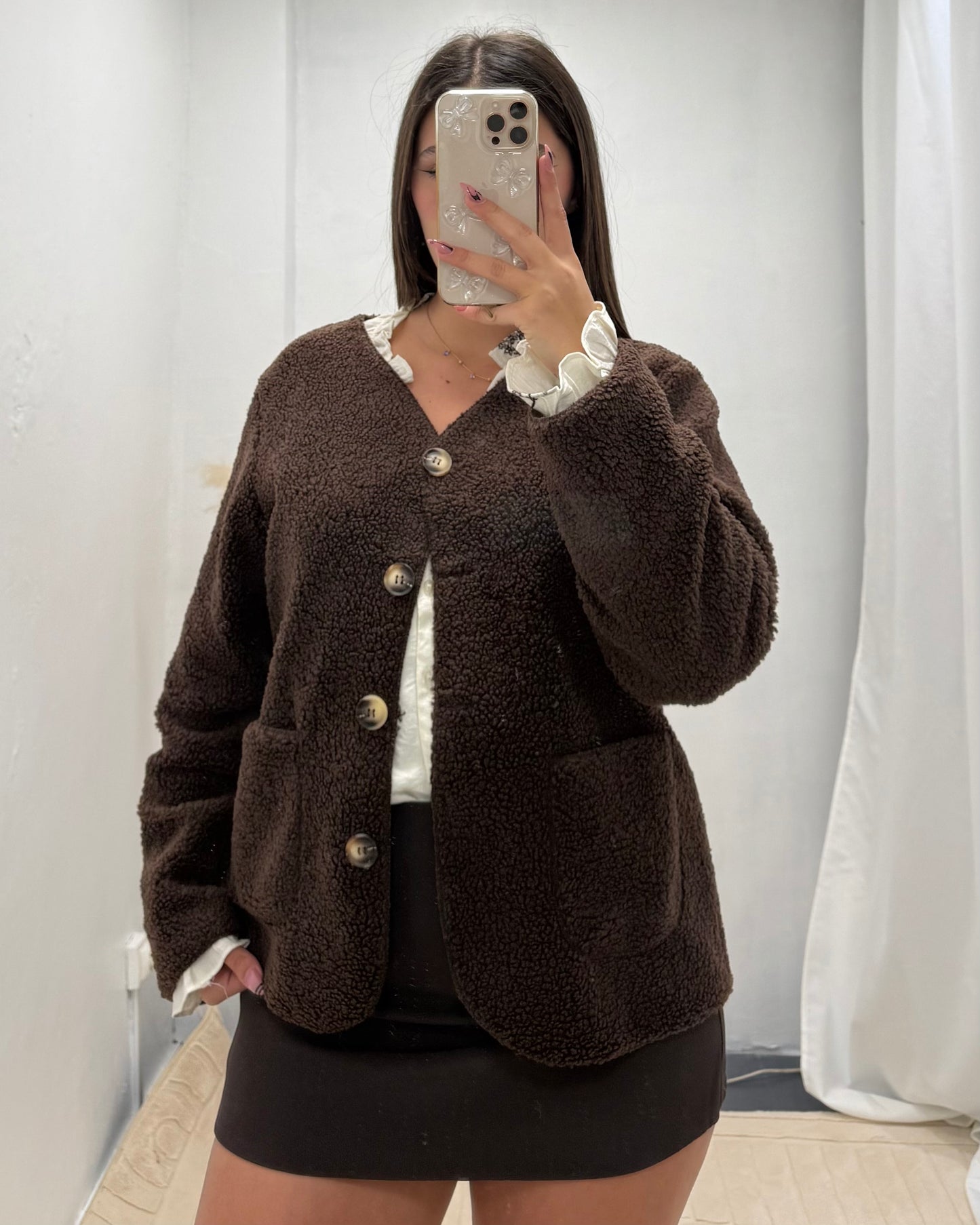 Gilet Ayana marron