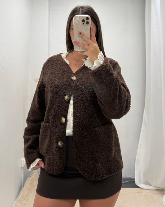 Gilet Ayana marron