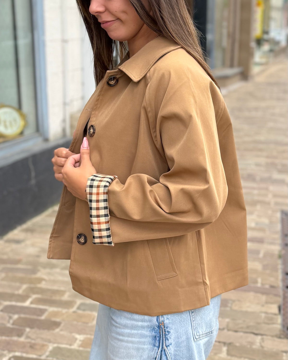 Trench court camel vichy