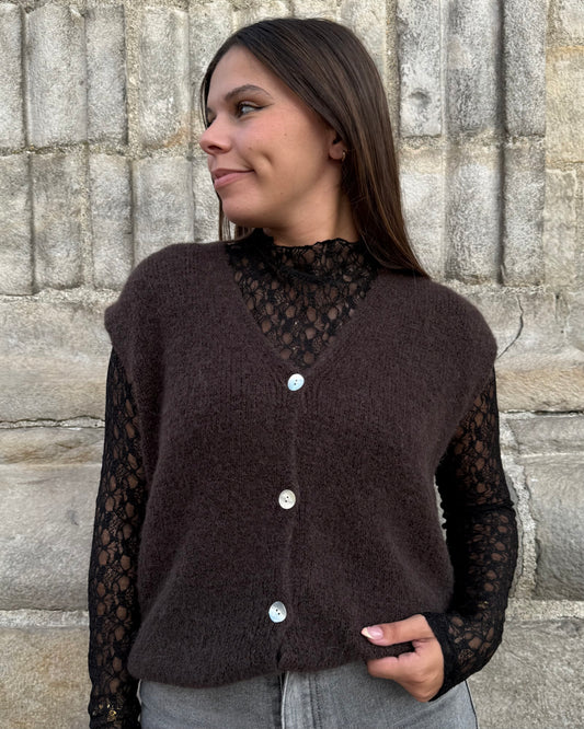 Gilet Héraïs marron