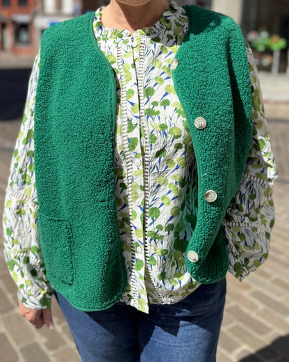 Chemise verte curvy