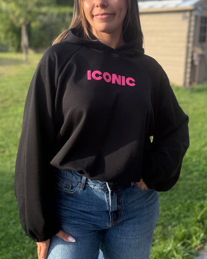 Sweat capuche Iconic noir