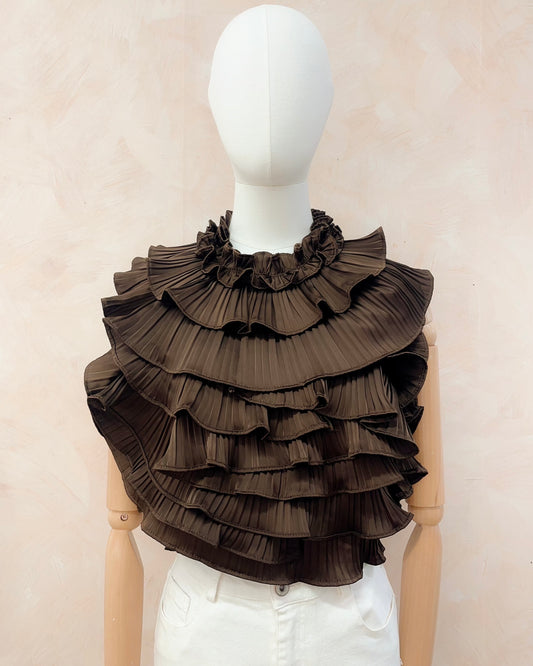 Haut Rayanna marron précommande