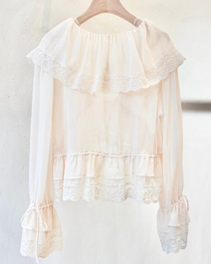 Haut en soie Eléanore