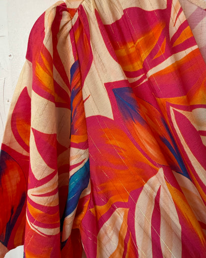 Robe multicolore