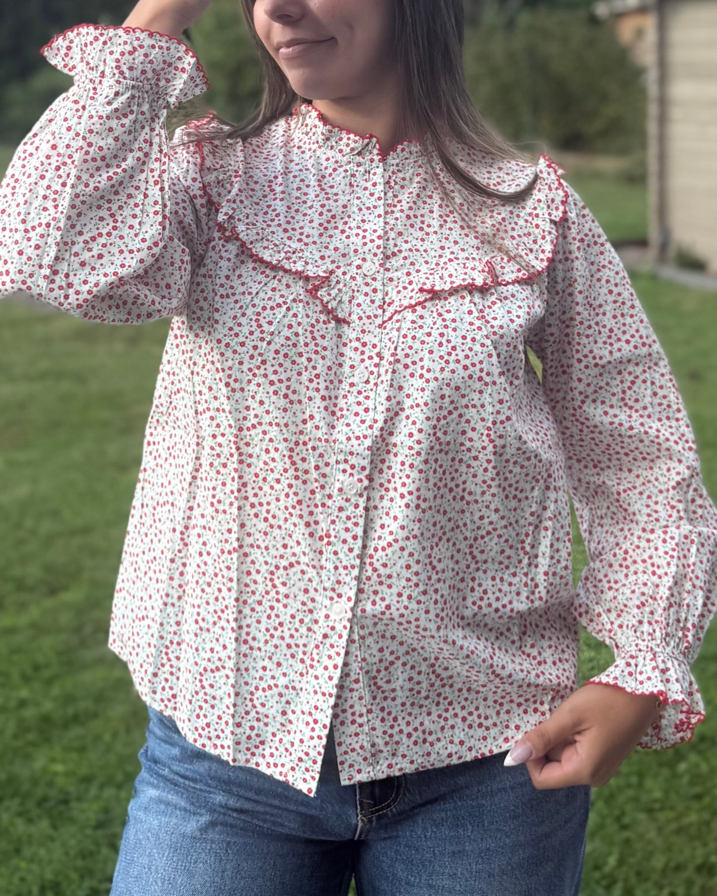 Chemise fleurie Anilla