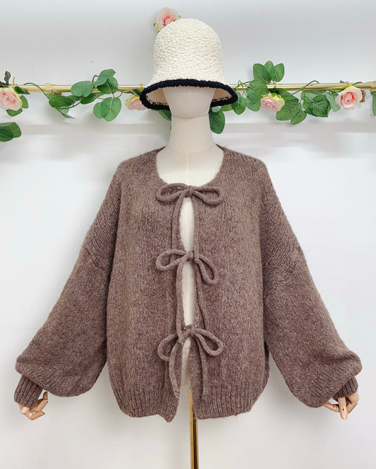 Gilet Mirabelle taupe