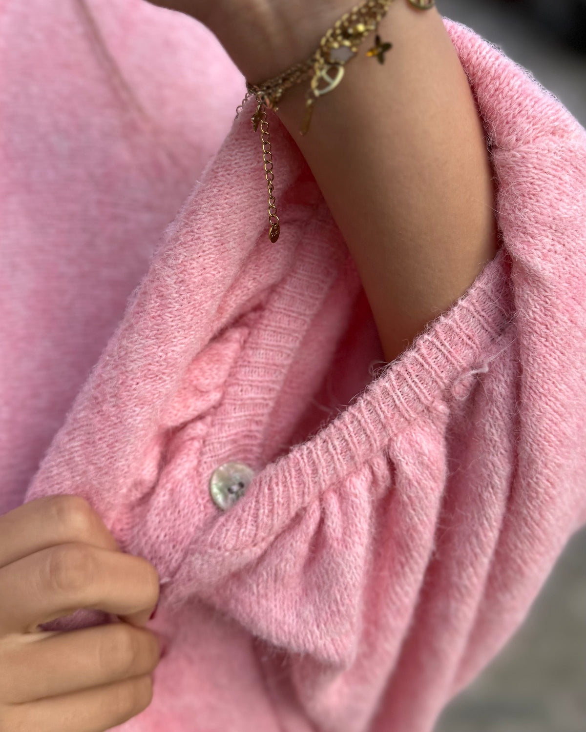 Pull oversize chauve souris rose 36 à 50