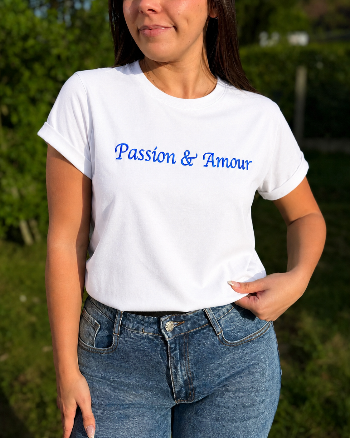 T-shirt passion bleu