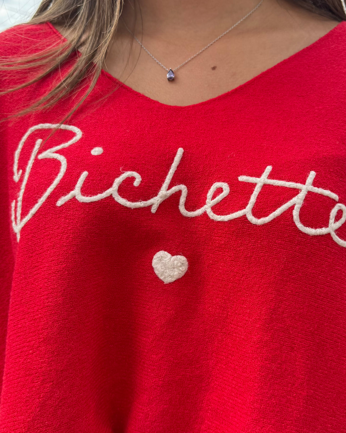 Bichette avec cœur brodé