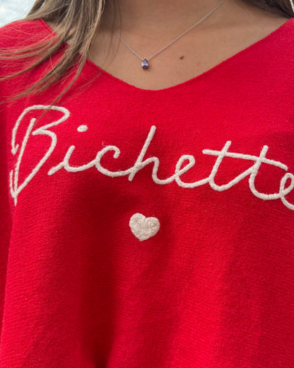 Bichette avec cœur brodé
