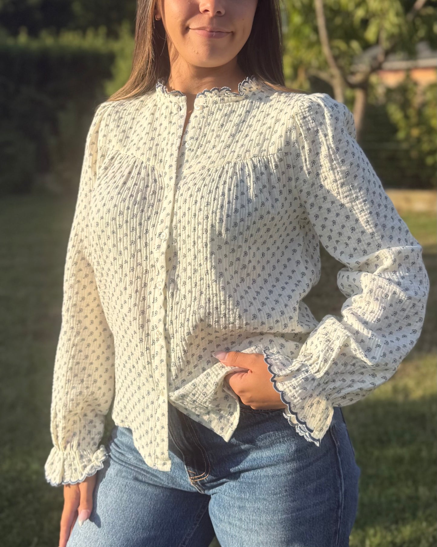 Chemise Laura marine 💙