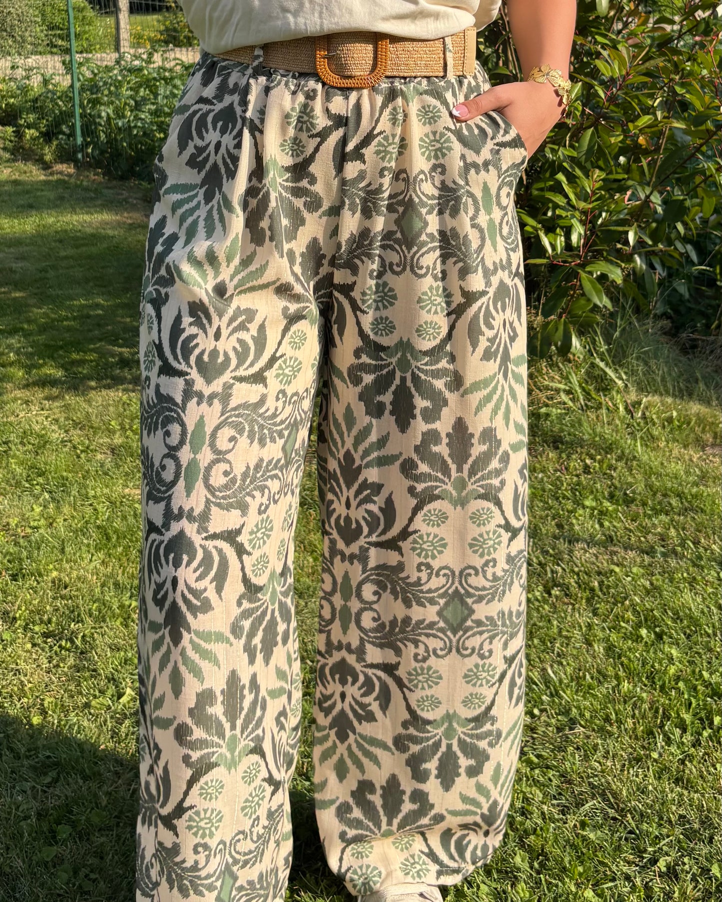 Pantalon Naëlle kaki