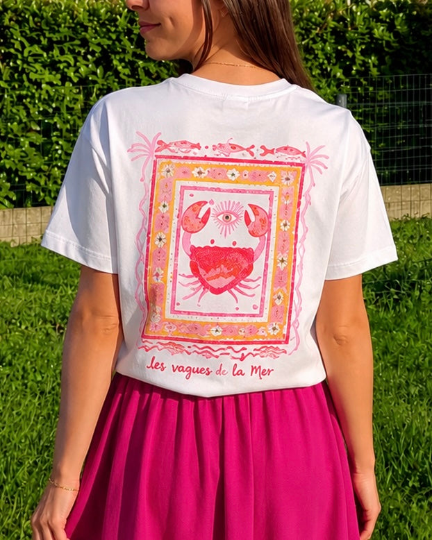 T-shirt crabe