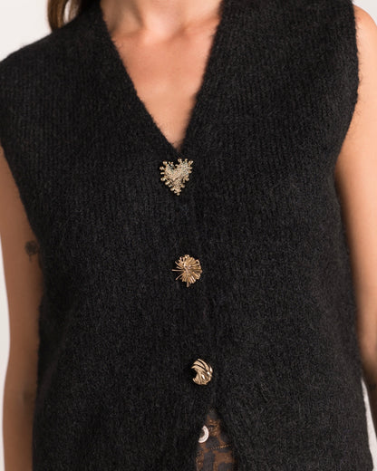 Gilet Ariella noir