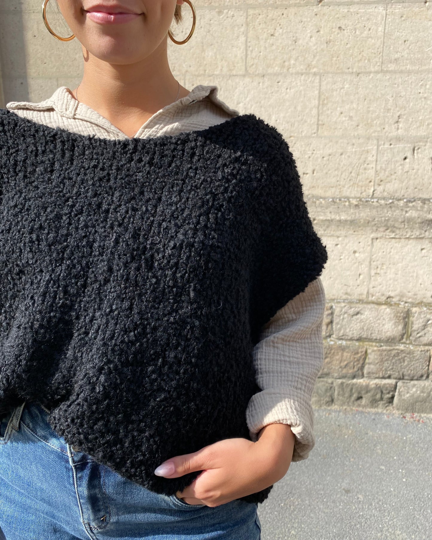 Pull bouclettes