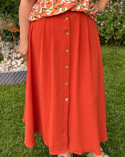 Jupe Indila terracotta