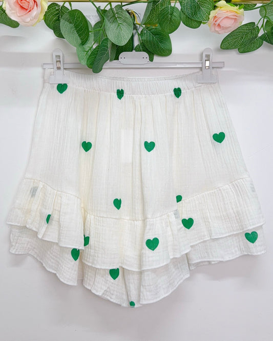 Jupe short Cassie vert