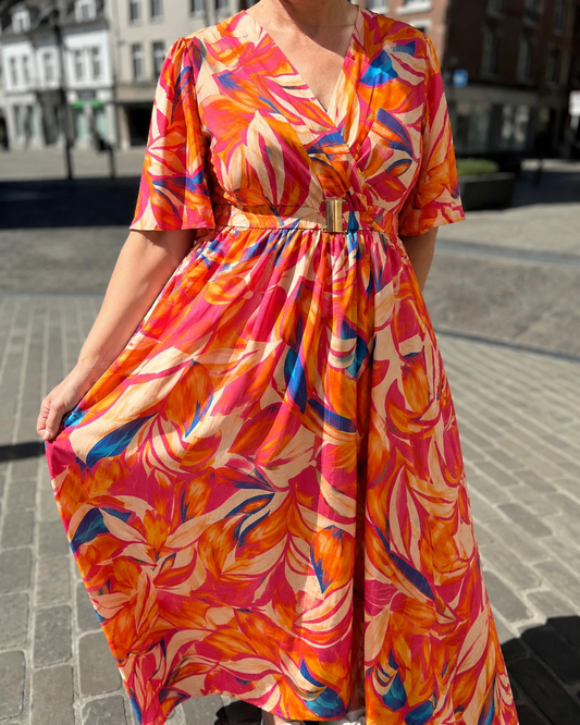 Robe multicolore