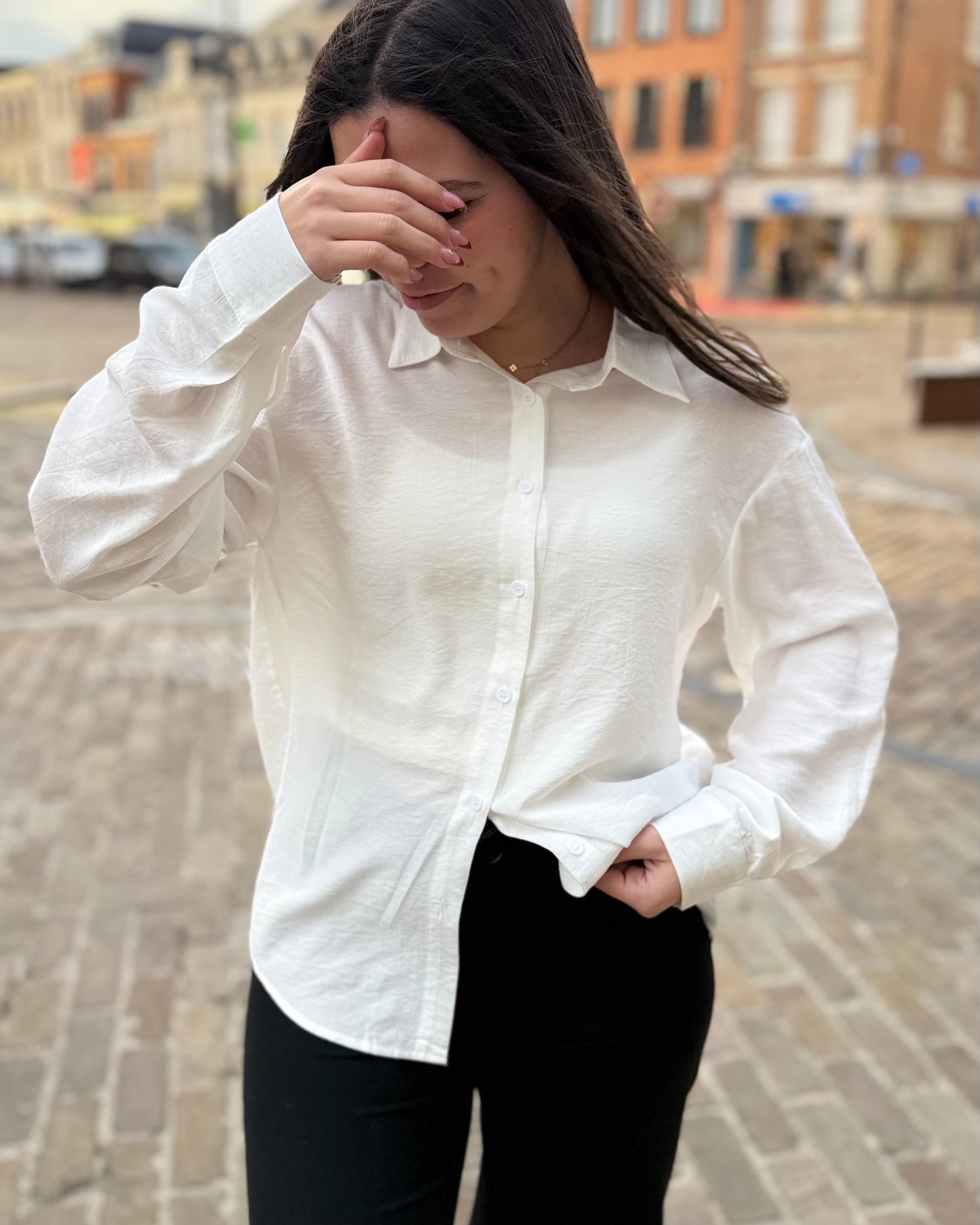 Chemise blanche India