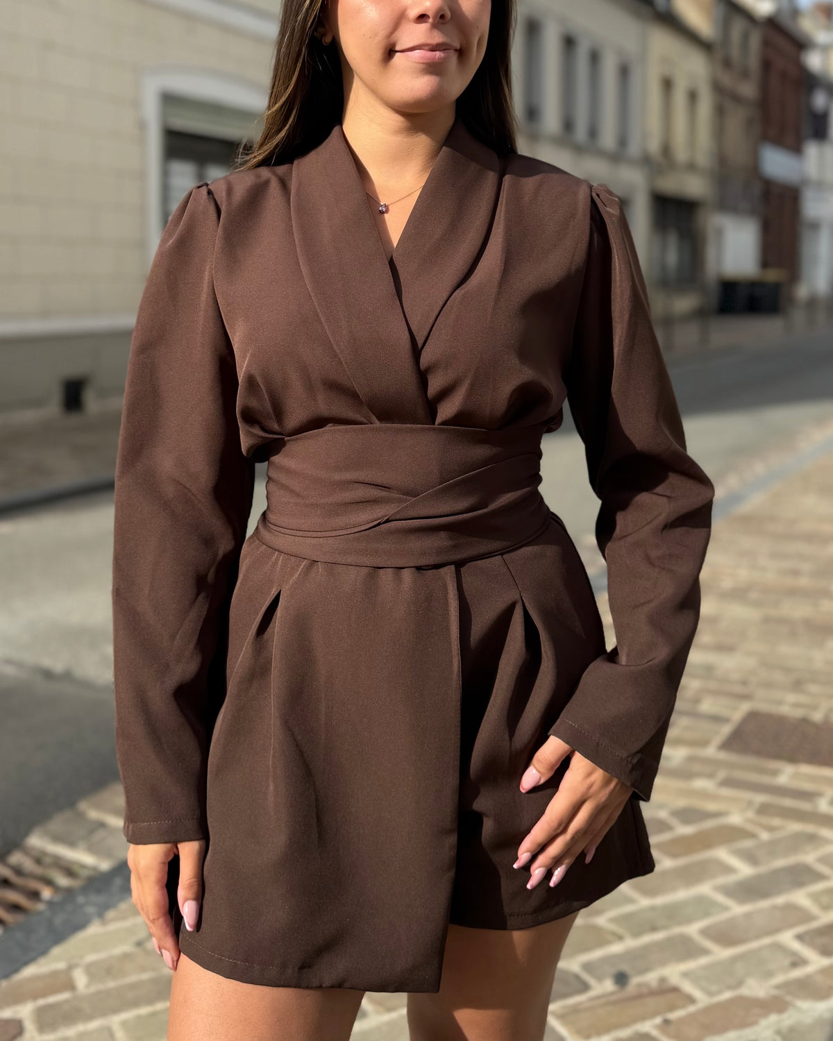 Combi-Short marron