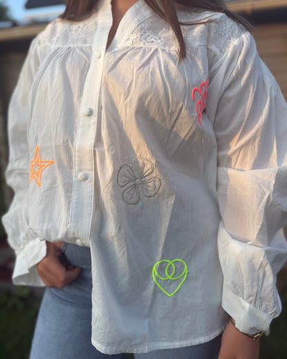 Chemise brodé Kelly
