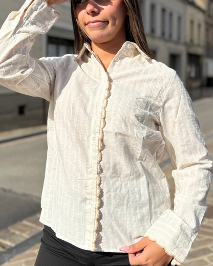 Chemise détails crochets