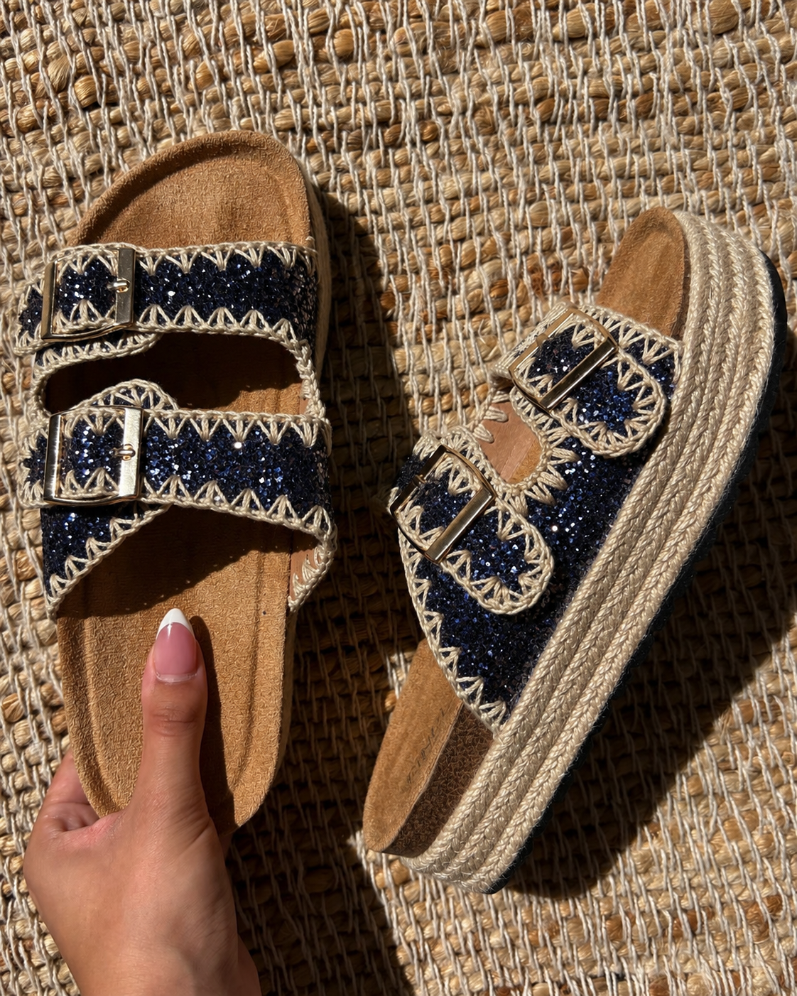 Sandales Kelly marine