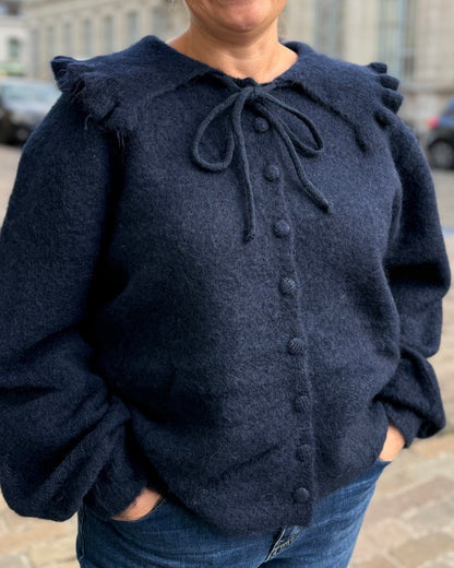 Pull grand col marine