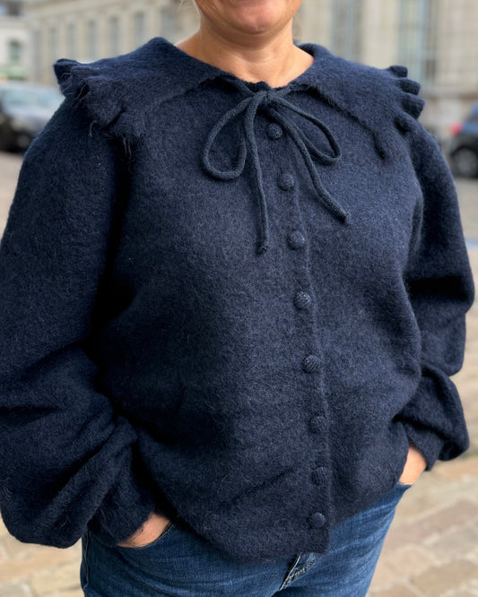 Pull grand col marine