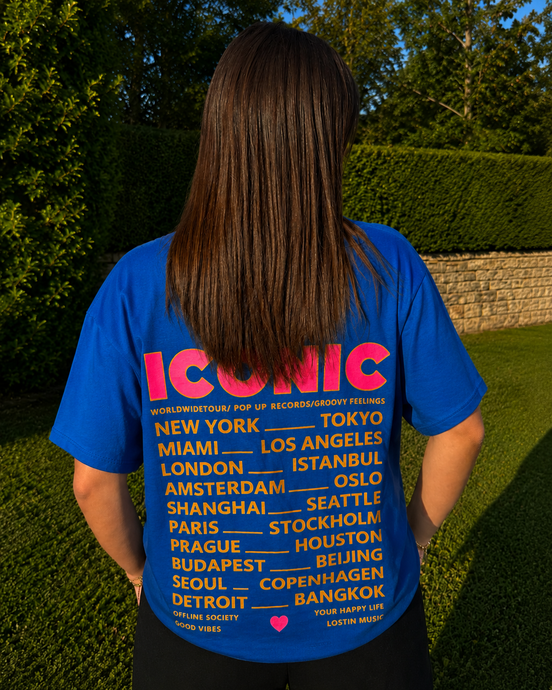 T-shirt Iconic électrique