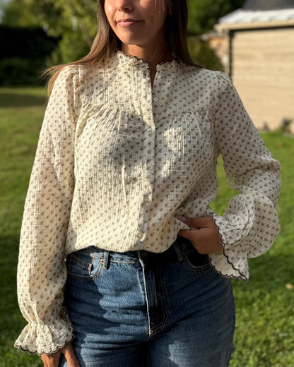 Chemise Laura marron 🤎