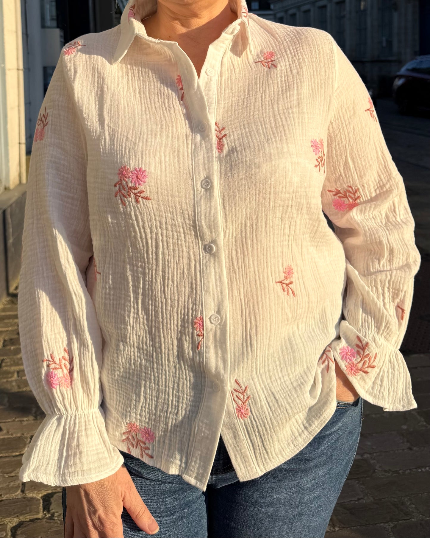Chemise gaze de coton Flavie