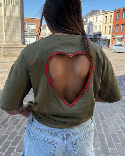 T-shirt cœur Mady