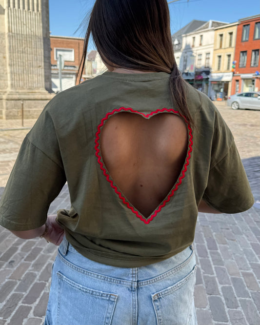 T-shirt cœur Mady