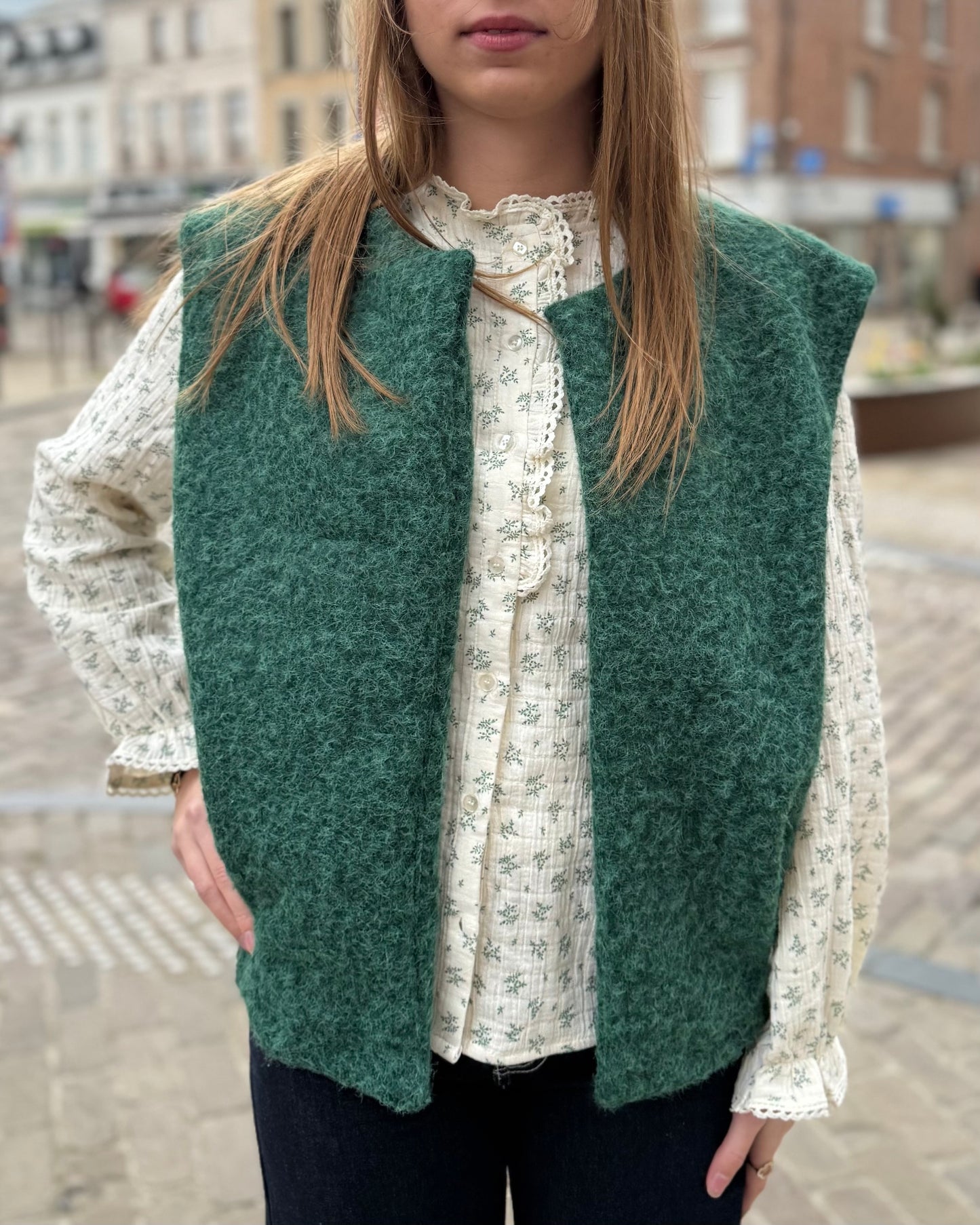 Chemise kaki Yaël
